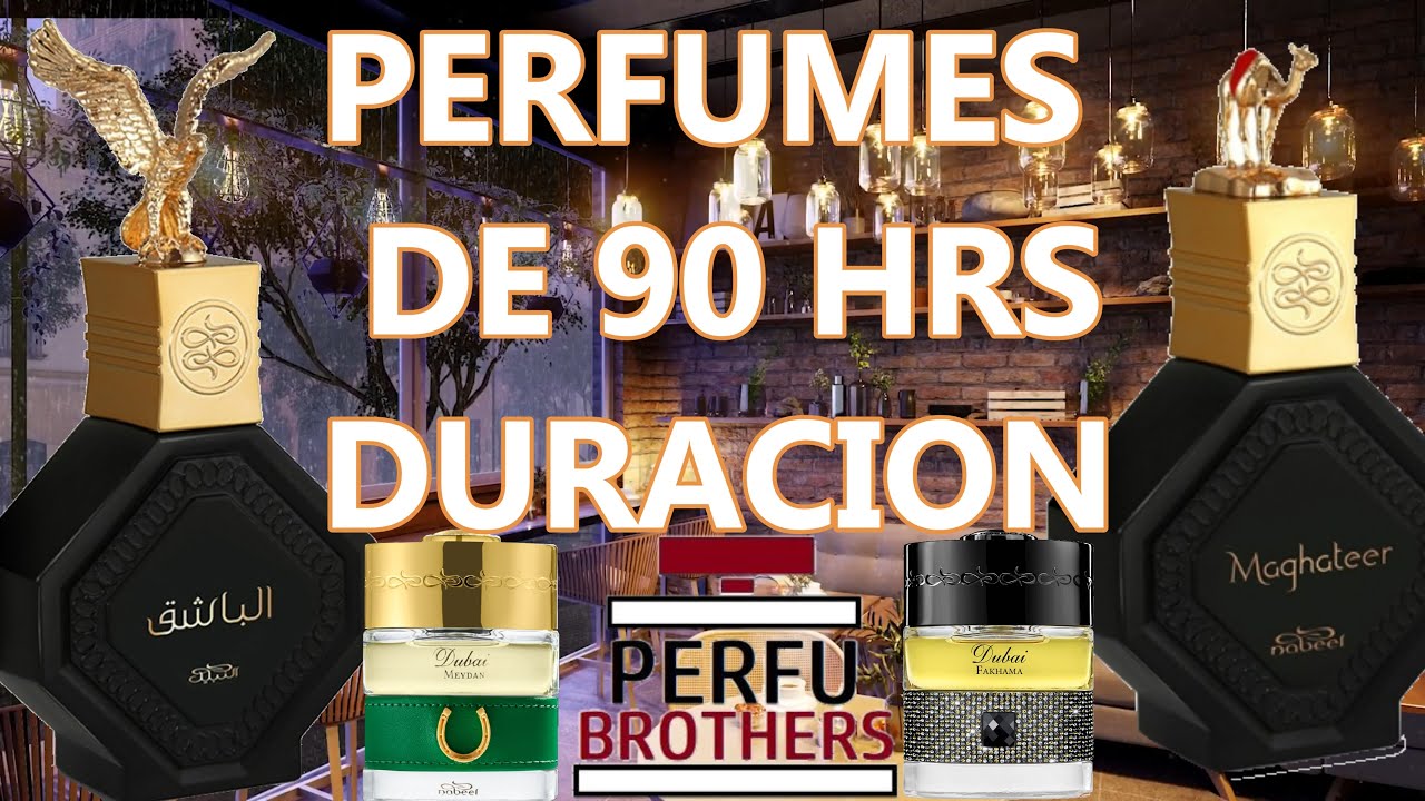PERFUMES DE 90 HORAS EN DURACIÓN NABEEL
