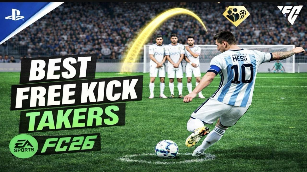 Top 10 Best Free Kick Takers in FC 26 🤯