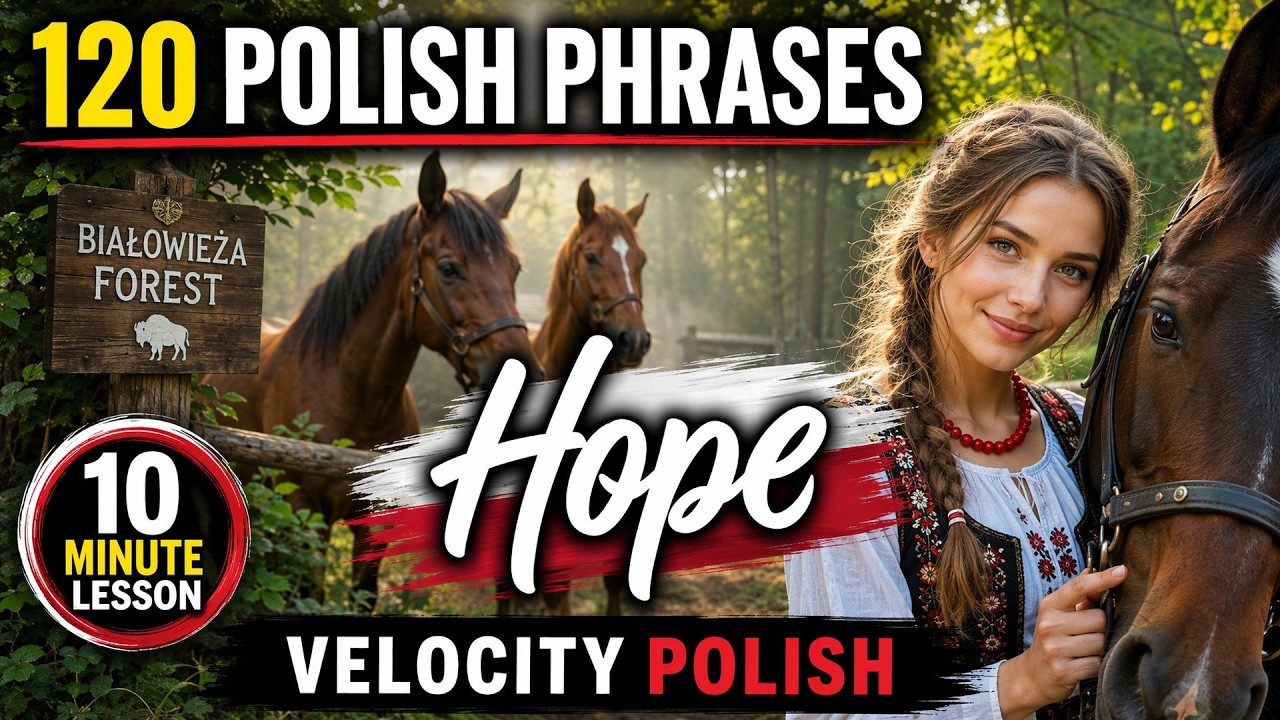 Learn Polish in 10 Minutes | Hope Phrases Every Beginner NEEDS to Know! (Nadzieja)