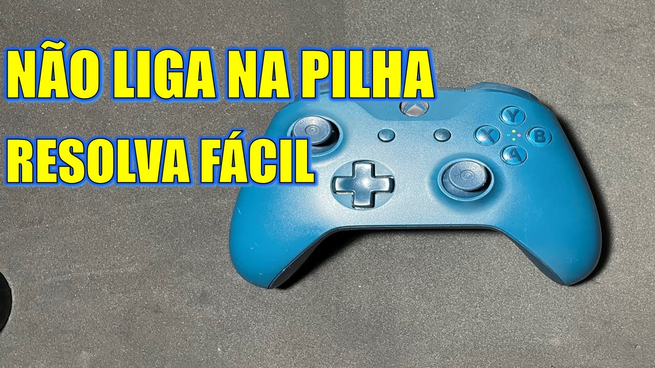CONTROLE DE XBOX ONE NÃO FUNCIONA COM PILHAS ? RESOLVA VOCÊ MESMO.
