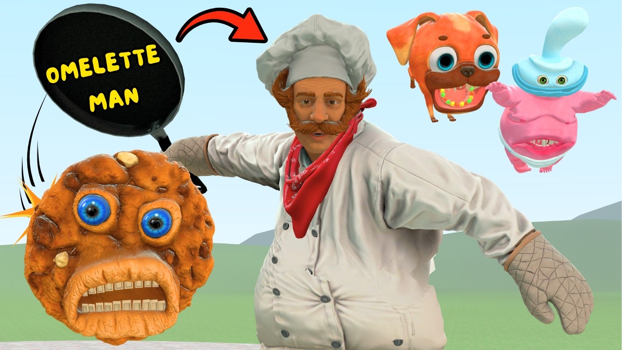 I FOUND OMELETTE MAN FROM DARK PALS THE 1ST FLOOR In Garry's Mod