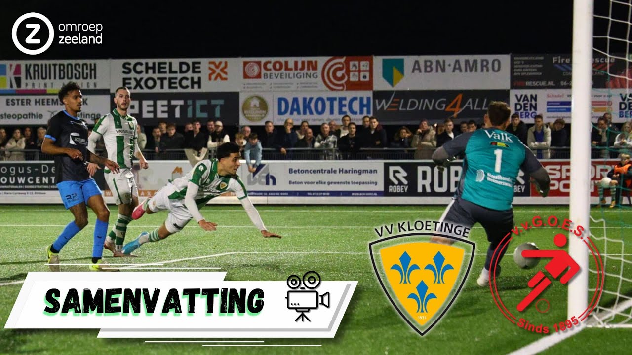 🤯 PRACHTIGE AANVAL HELPT KLOETINGE LANGS GOES IN BEVELANDSE DERBY ⚔️ | Samenvatting Kloetinge-GOES 📹