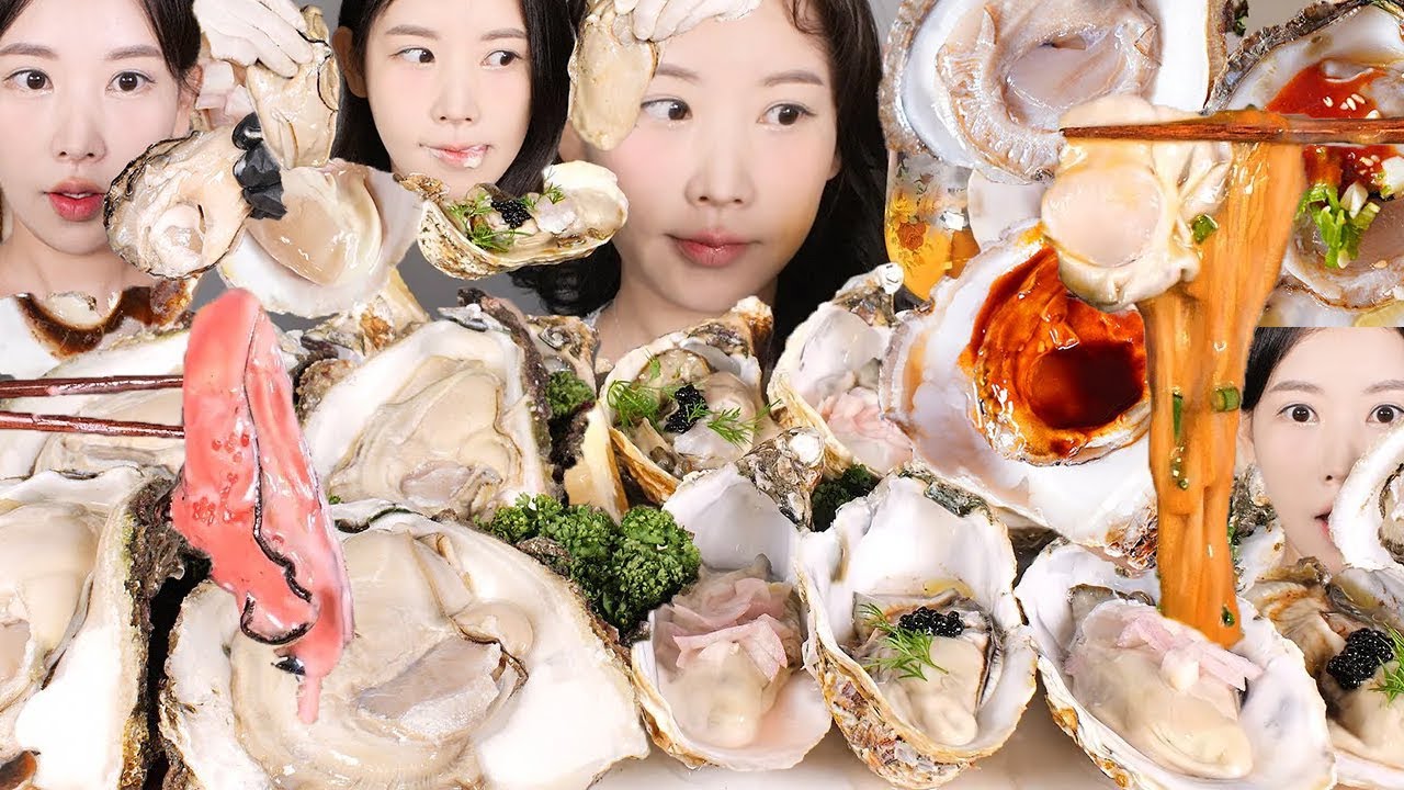 겨울 끝자락❄️ 굴 모음집 먹방🦪 크림굴 떡굴 핑크굴 피굴 스텔라마리스 등 먹방 Oyster eating show [eating show] mukbang korean food