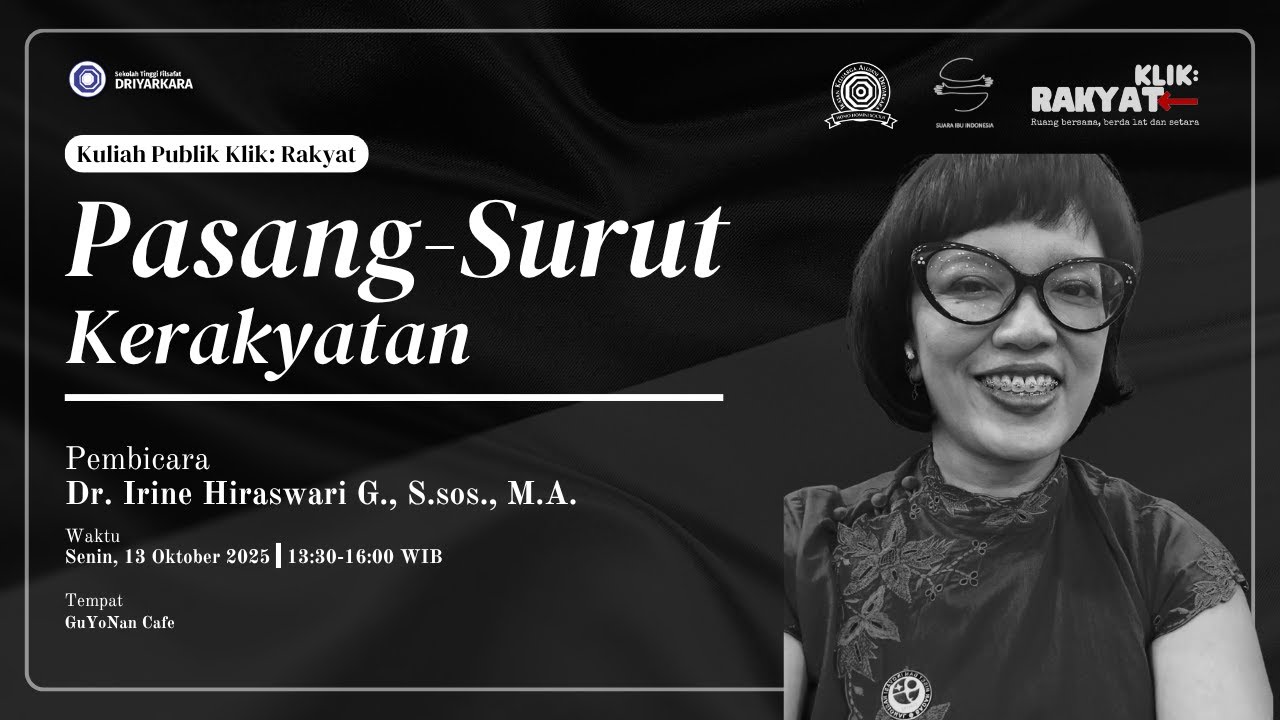 Klik: Rakyat: Kuliah Terbuka - Pasang Surut Kerakyatan