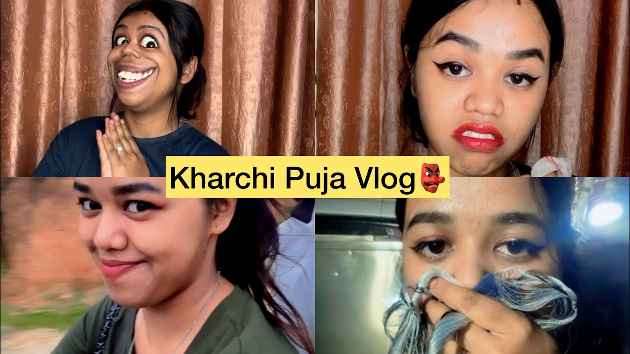 Kharchi Puja Vlog😂❤️ #bangla #festival #comedy #vlog