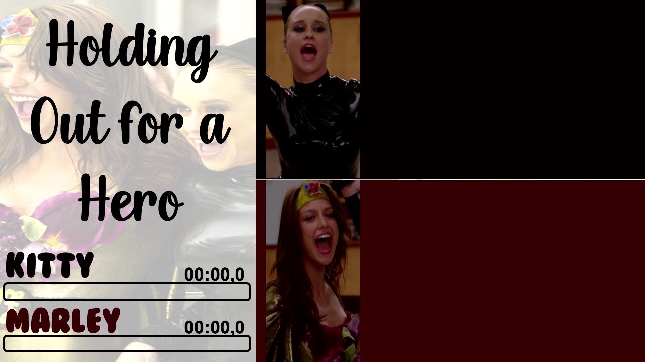 Glee - Holding Out For a Hero | Line Distribution + Lyrics