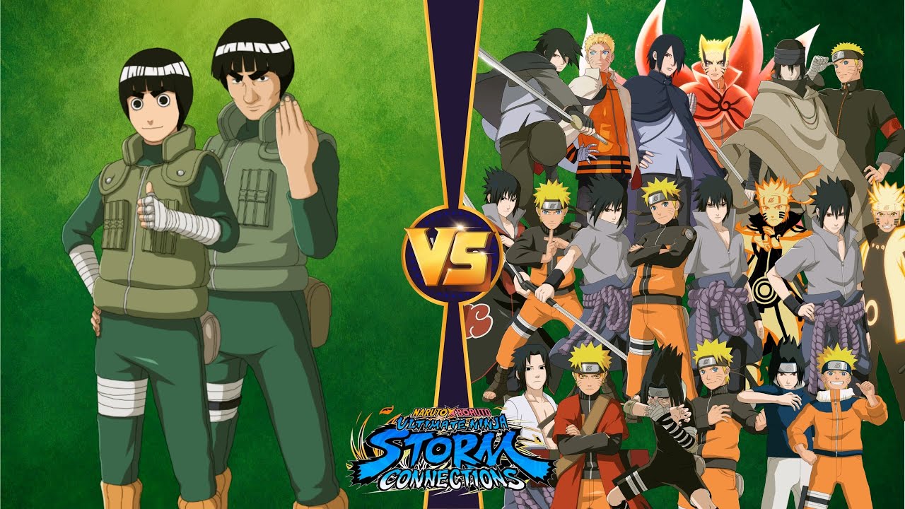 【Lee & Guy VS Naruto & Sasuke, all two-man combination teams Marathon battle】 NARUTO X BORUTO
