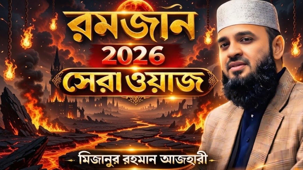 2026 রমজানে এই ওয়াজটি আপনাকে পাল্টে দিবে ! মিজানুর রহমান আজহারী Mizanur Rahman Azhari Ramadan Waz