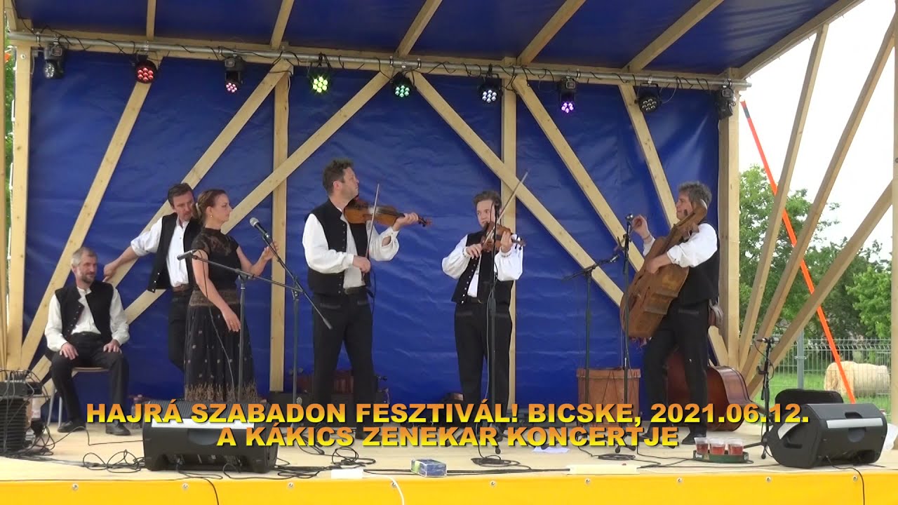 1-12  Kákics zenekar koncertje Bicskén a Bicskei TC színpadán 2021.06.12.