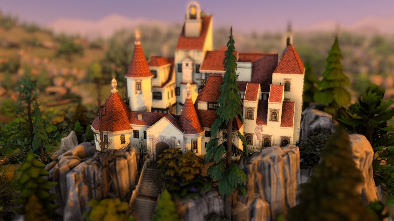 DRACULA'S CASTLE | Sims 4 Life and Death | The Sims 4 Speed Build