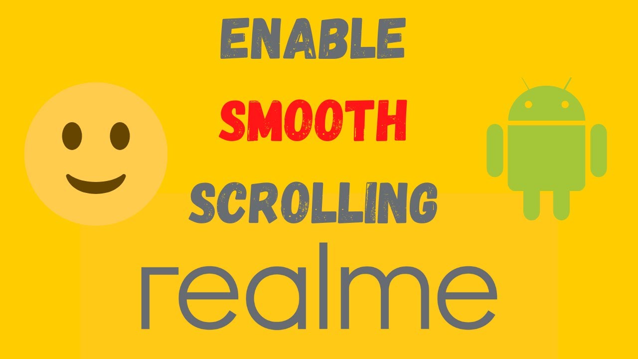 How To Enable Smooth Scrolling Feature In  Your Realme Phone #shorts