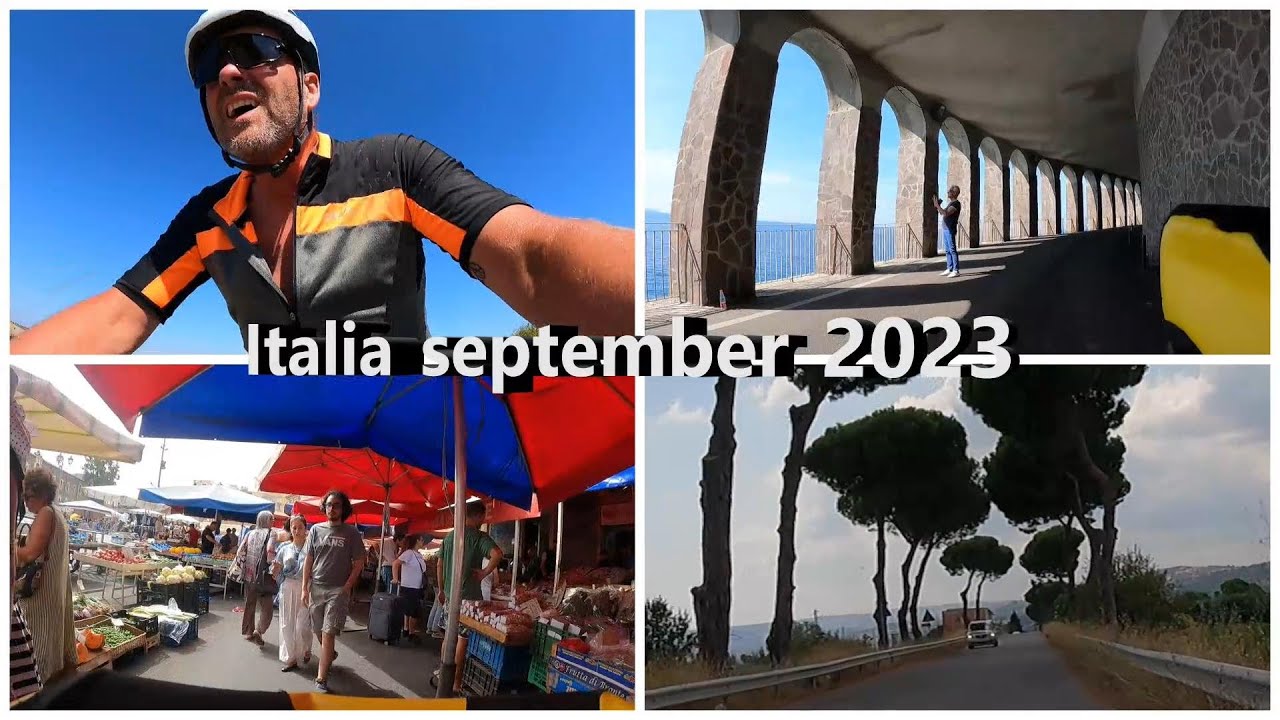 2023 Bicycle trip in Italy, from Napoli to Catania - part 1 of 3