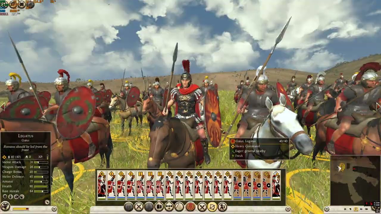 Total War: Rome II Imperator Augustus Octavian's Rome vs. Pompey's Rome: Power Lies In Attack