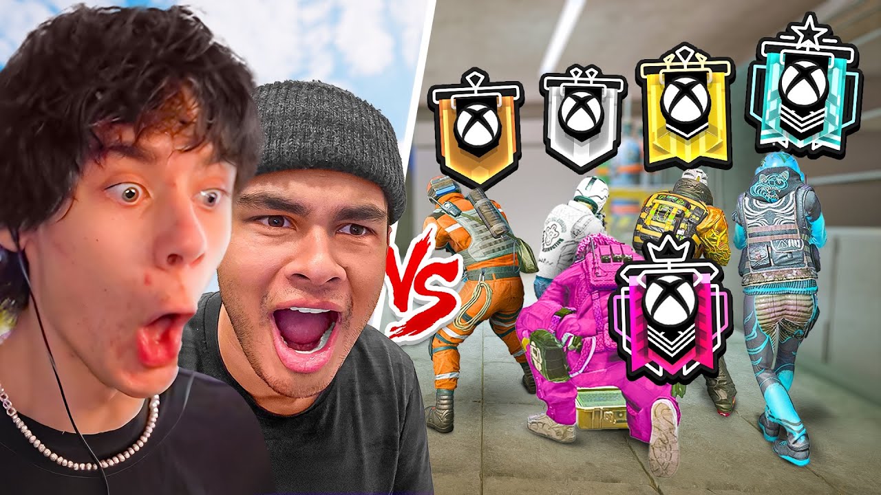 Ooziie & Skittlz 2v5 КАЖДЫЙ РАНГ КОНСОЛИ (БЕЗУМИЕ)