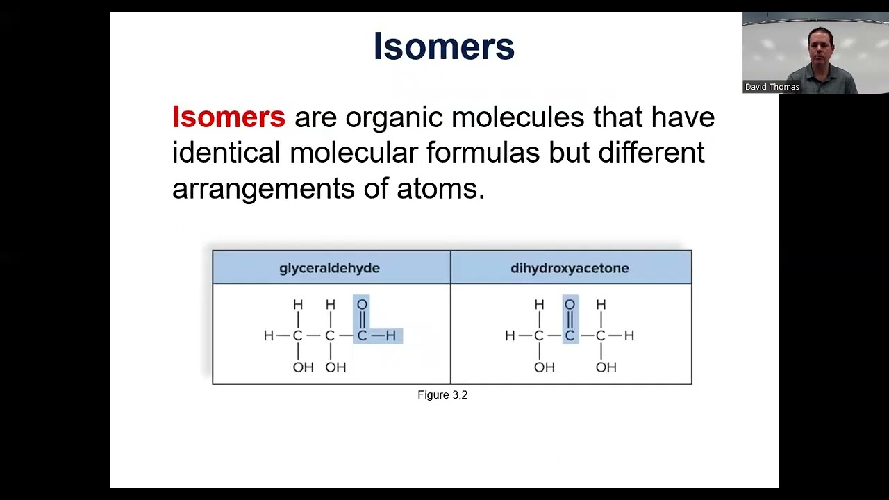 Bio 111 Ch 3 The Chemistry of Organic Molecules