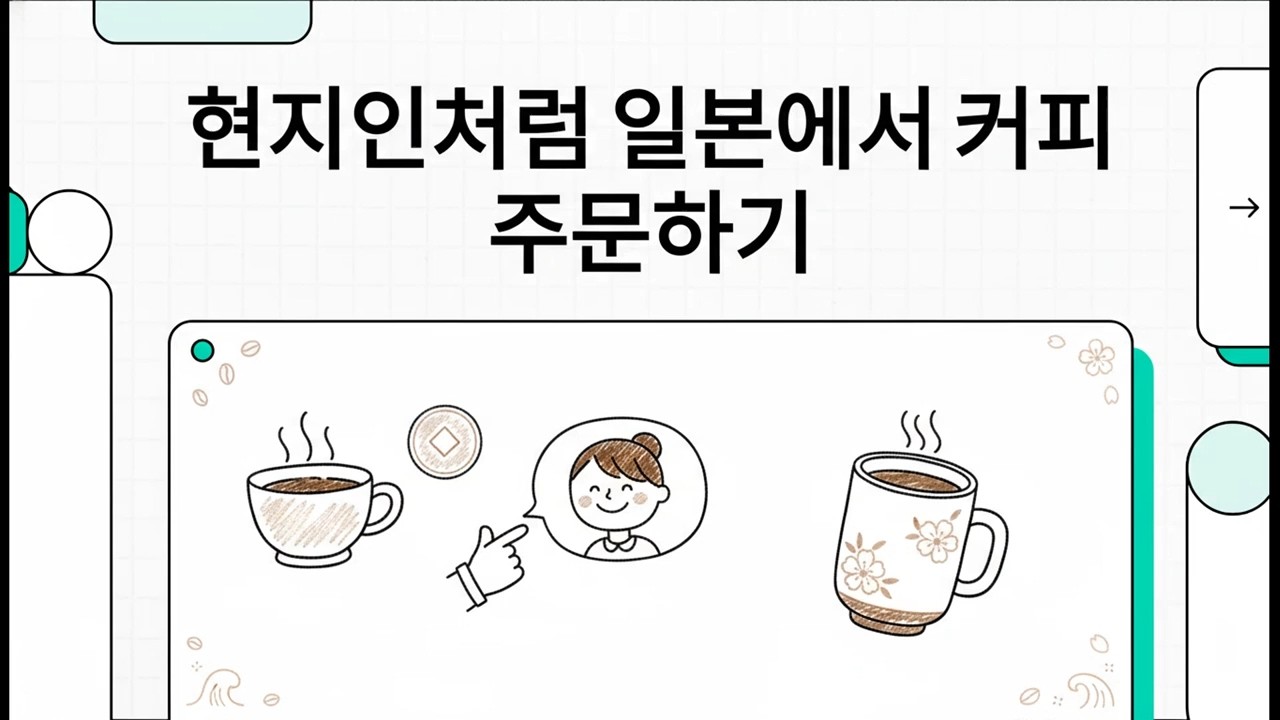 현지인처럼 일본에서 커피 주문하기 - 일본어 JLPT N3 대화 분석 - 5