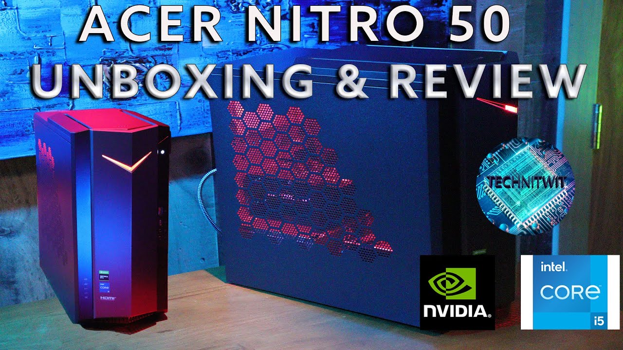 Cheapest PreBuilt PC Acer Nitro 50 | Unboxing | Basic Upgrades | Bloatware W/ Benchmark!