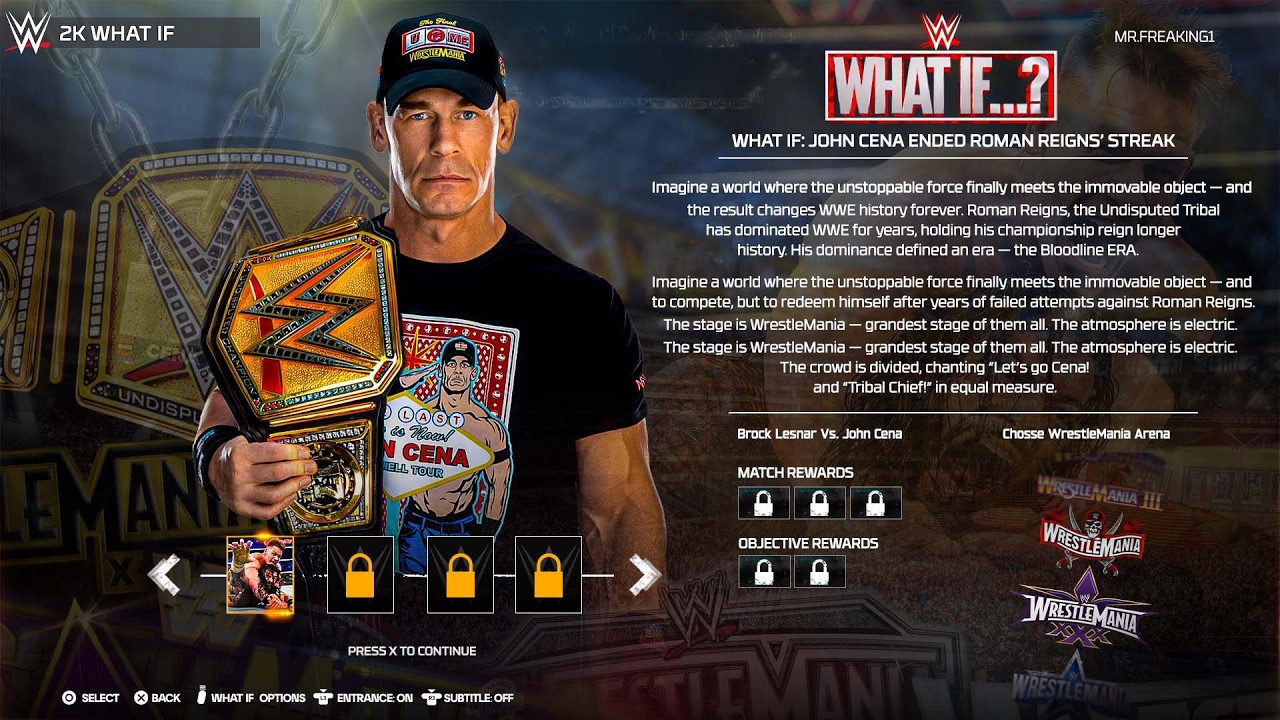 WWE 2K26: What If Mode Should Work This Way! (Concept Idea)