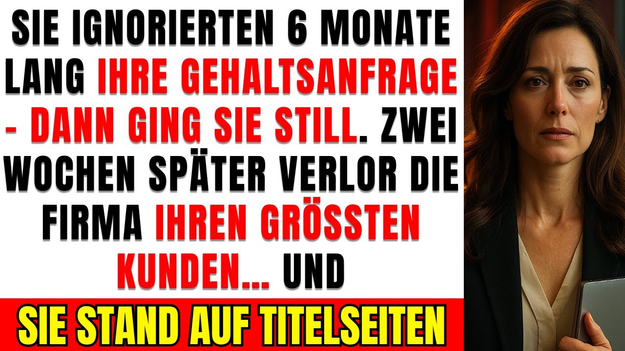 Chef Ignorierte Meine Gehaltserinnerung 6 Monate… Bis Der Größte Kunde Plötzlich Kündigte