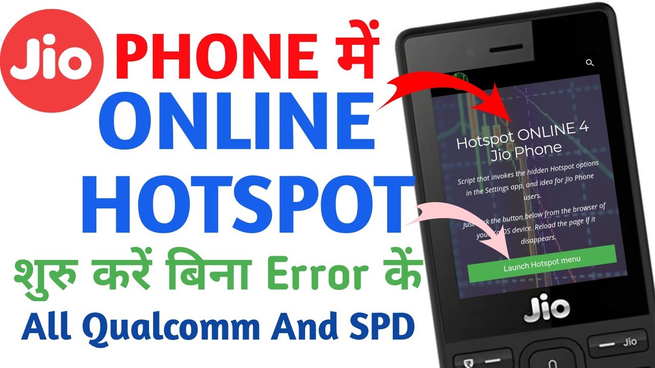 ONLINE HOTSPOT NOT WORKING FIXED! HOW TO ENABLE ONLINE HOTSPOT! HOTSPOT FOR JIO