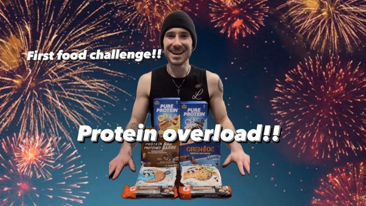 5000 Calorie Protein Bar Challenge |challenge# 1