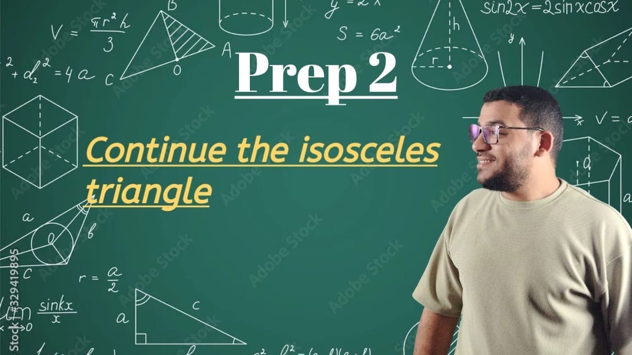 continue to the isosceles triangle. prep 2