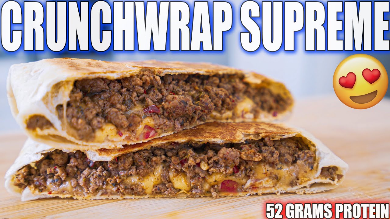 ANABOLIC CRUNCHRWAP SUPREME | Рецепт высокобелкового бодибилдерского Taco Bell