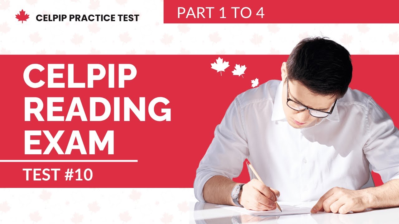 CELPIP Reading Mock Test 2026 (Part 1 to 4) - Test #10