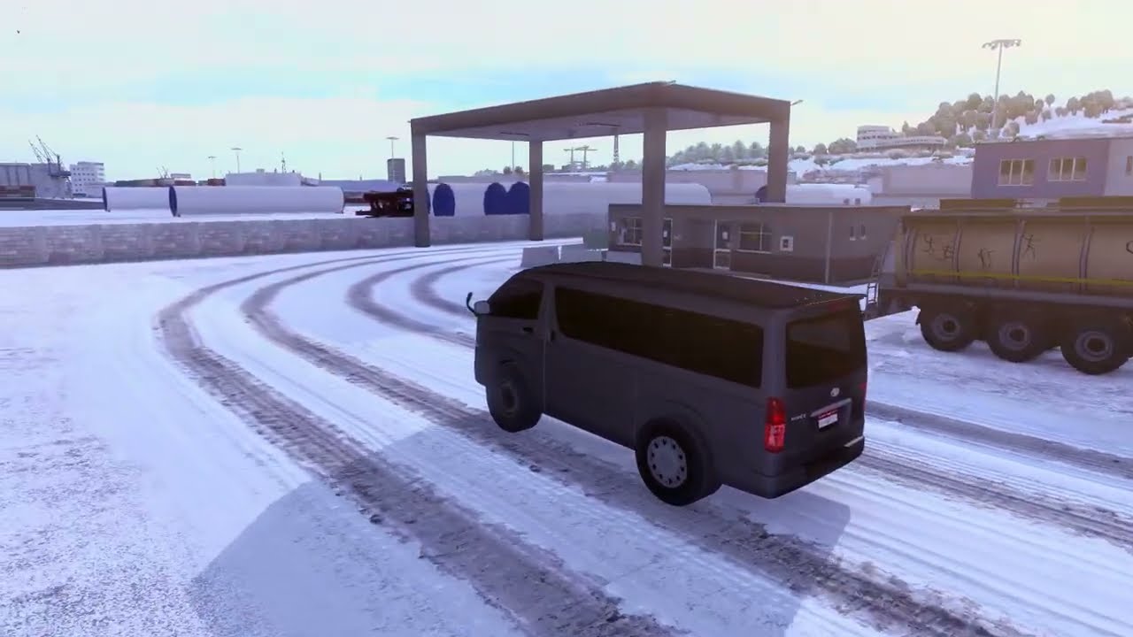 ETS 2 Toyota Hiase_Van Transportation with Right Driver Wheel