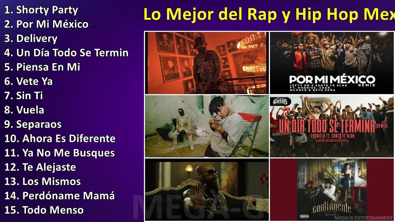 Lo Mejor del Rap y Hip Hop Mexicano 2023 ~ Sus Mejores &Eacute;xitos