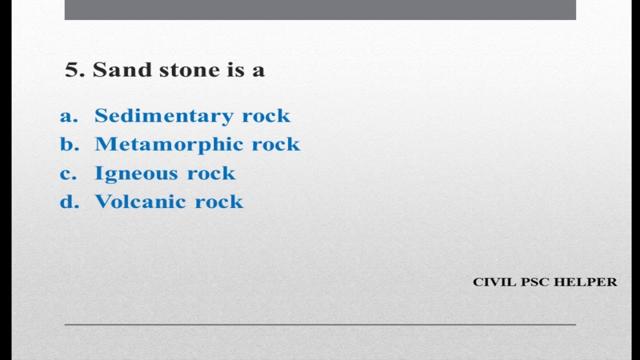 Building Materials - Stones || Previous Questions || Civil Engineering || Kerala Psc