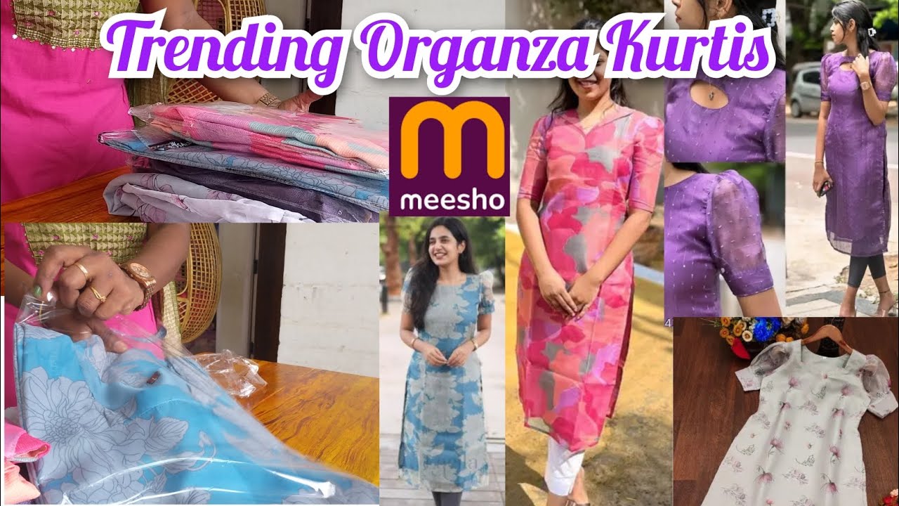🔥Meesho Affordable Organza Kurti haul ✅️ #meeshoaffordablekurti #meesho #meeshohaul #meeshoshopping