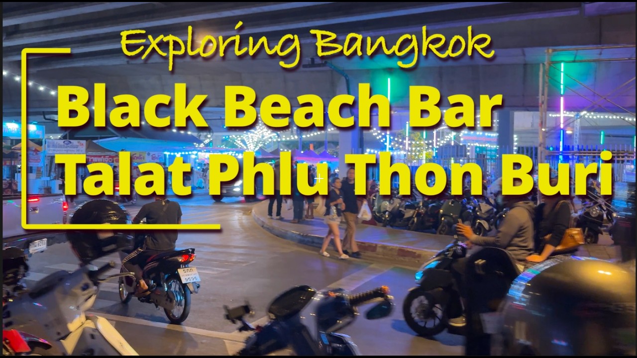 Bangkok Thonburi Evening Walk | Saphan Taksin BTS to Talat Phlu to Black Beach Bar | February 2026
