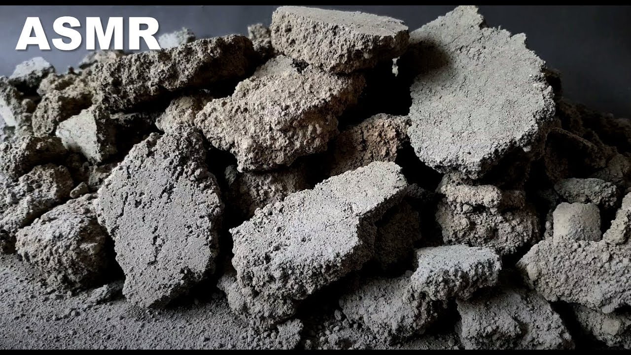 ASMR : Gritty Cement Chunks Crumble #254