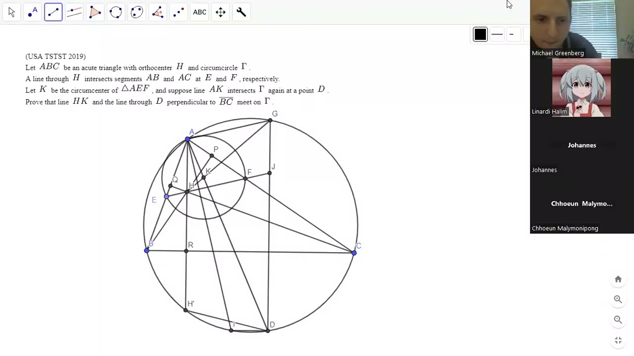 LIVESTREAM GEO #115B: A Very Tough Anti-Steiner Point Problem!