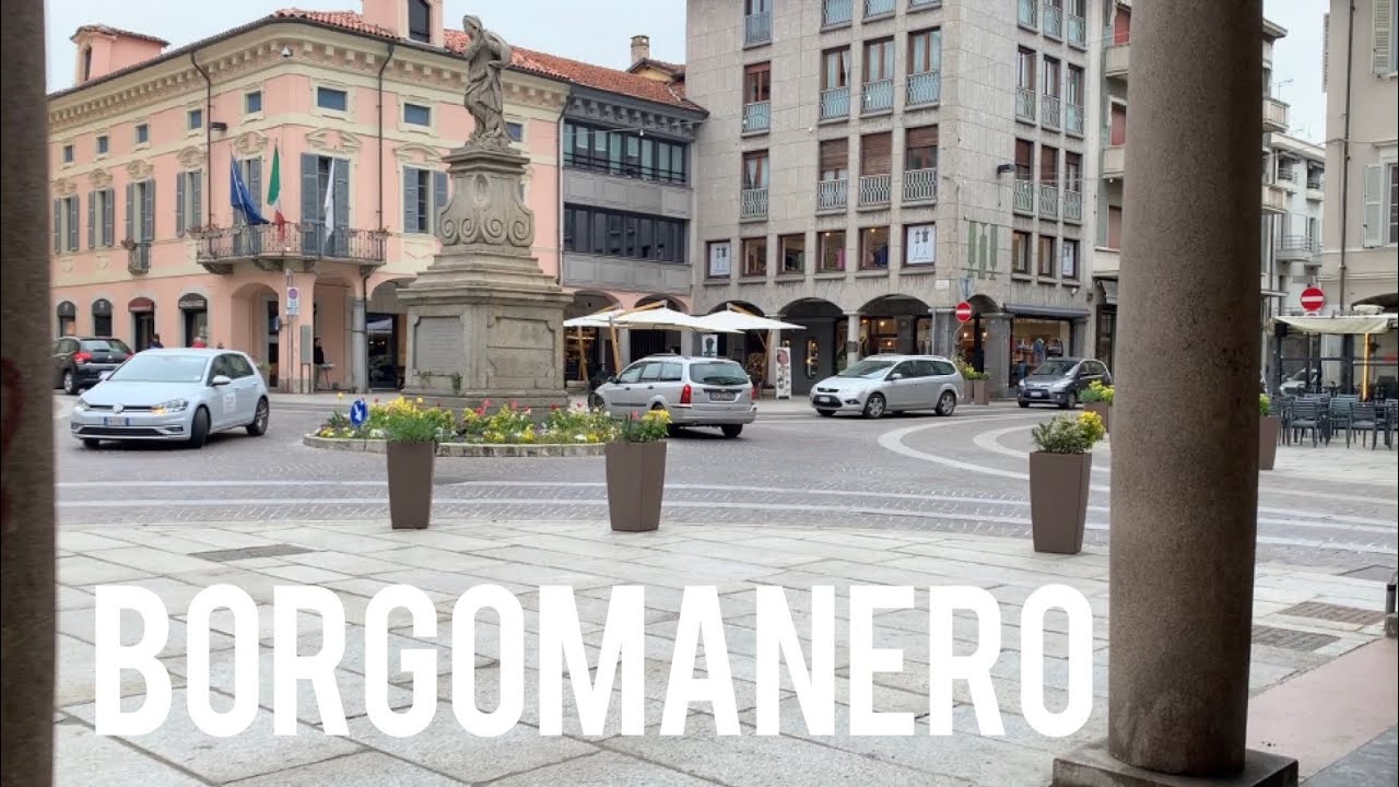 Borgomanero Novara Italy 🇮🇹 | Walking tour with natural, relaxing sounds.
