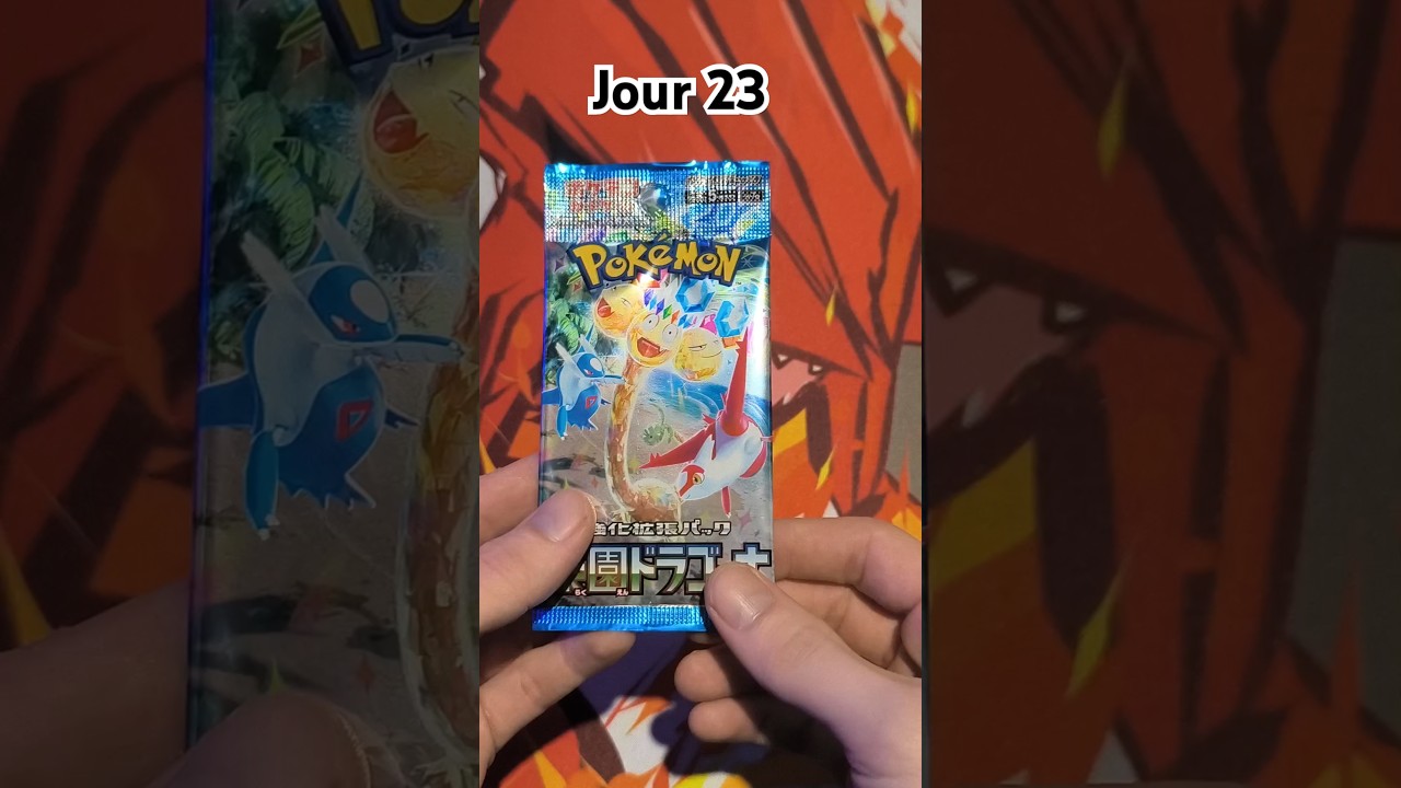 Jour 23 - 1 jour 1 booster #foryou #pokemon #pokemoncards