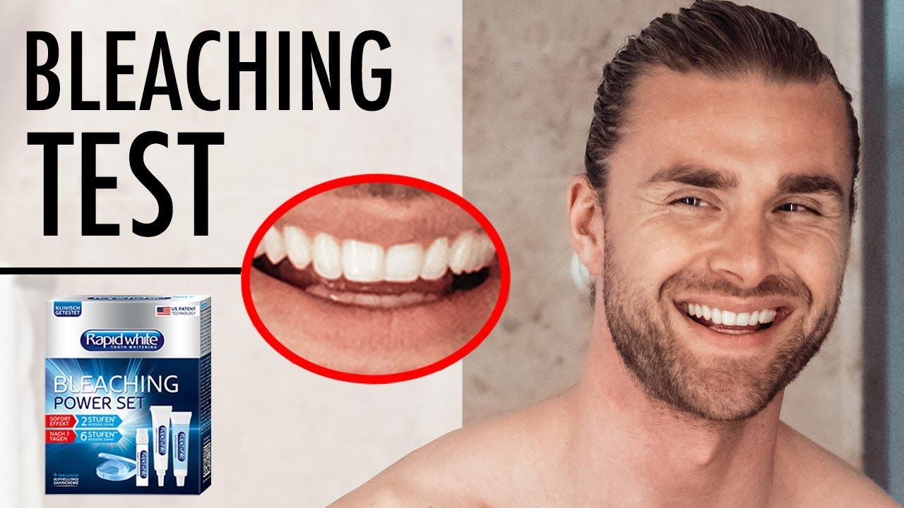 WEISSE ZÄHNE ● Zähne aufhellen zu Hause | Zähne Bleaching Test