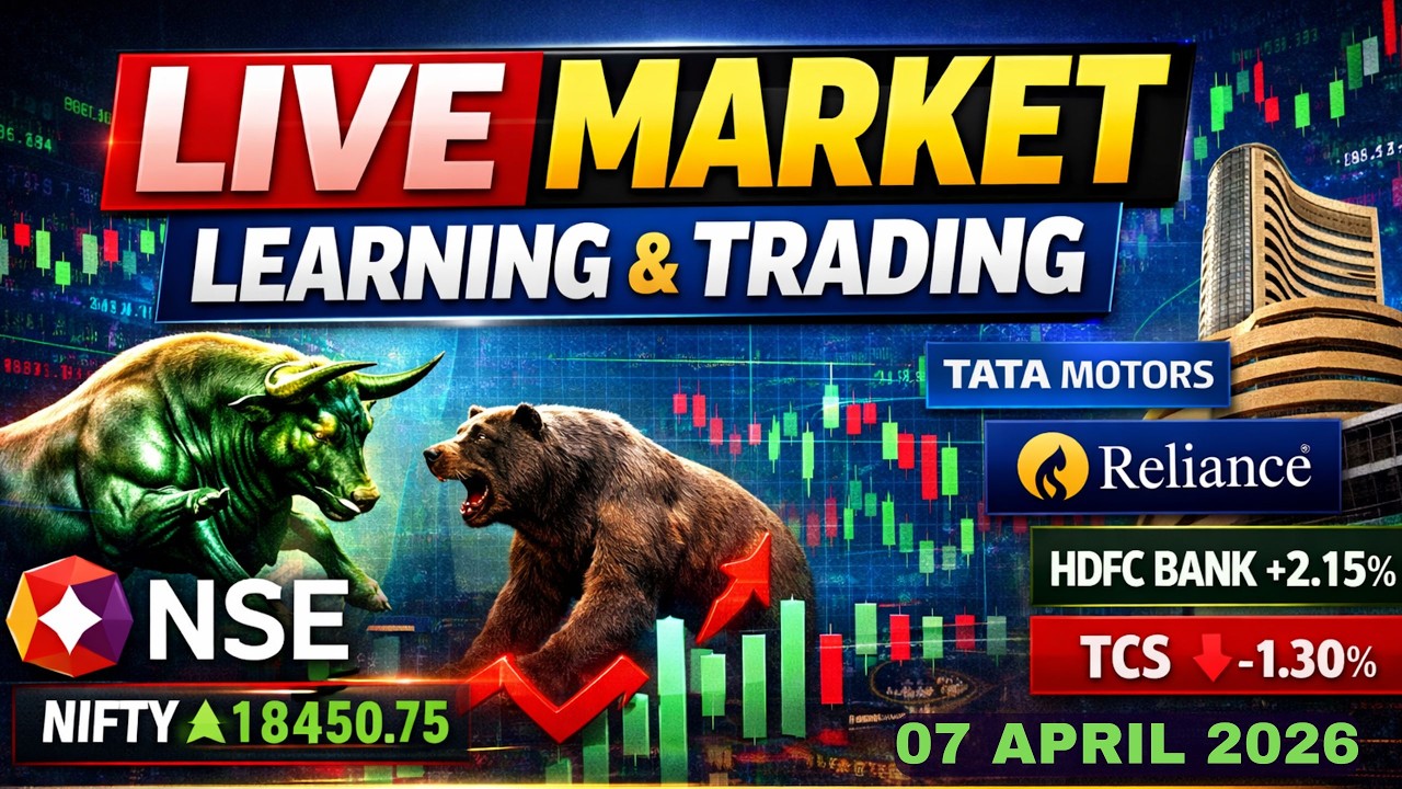 Live Market Analysis for 07 APRIL 2026 | #nifty | #banknifty | #financialastrology |
