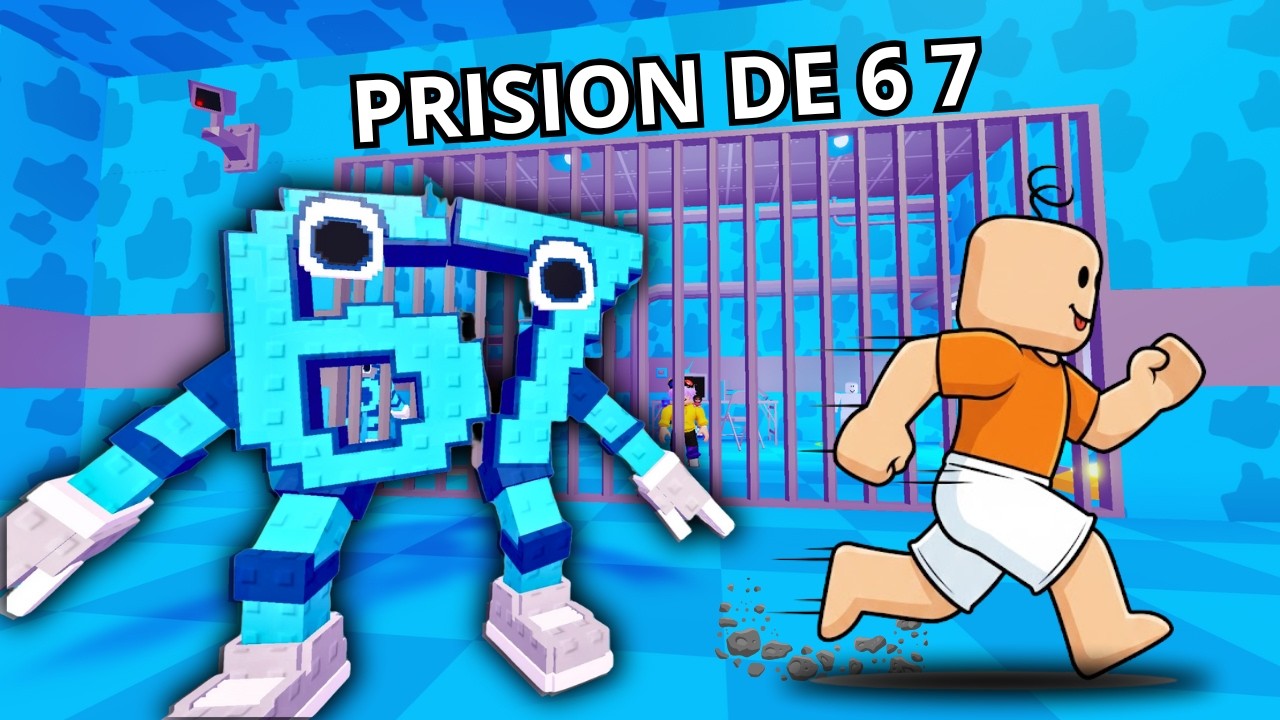 ESCAPA De La PRISION DE 6 7 (Six Seven) en ROBLOX!