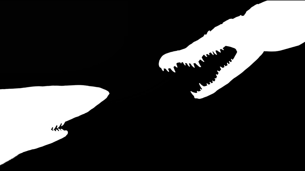 Pivot Animator: Saltwater Crocodile vs Tiger Shark