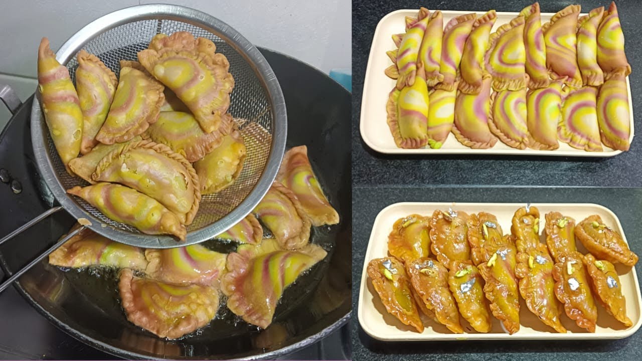 Holi Special Chashni Wali Mawa Gujiya | Soft & Juicy Khoya Gujiya Recipe | Perfect Sweet for Holi#yt