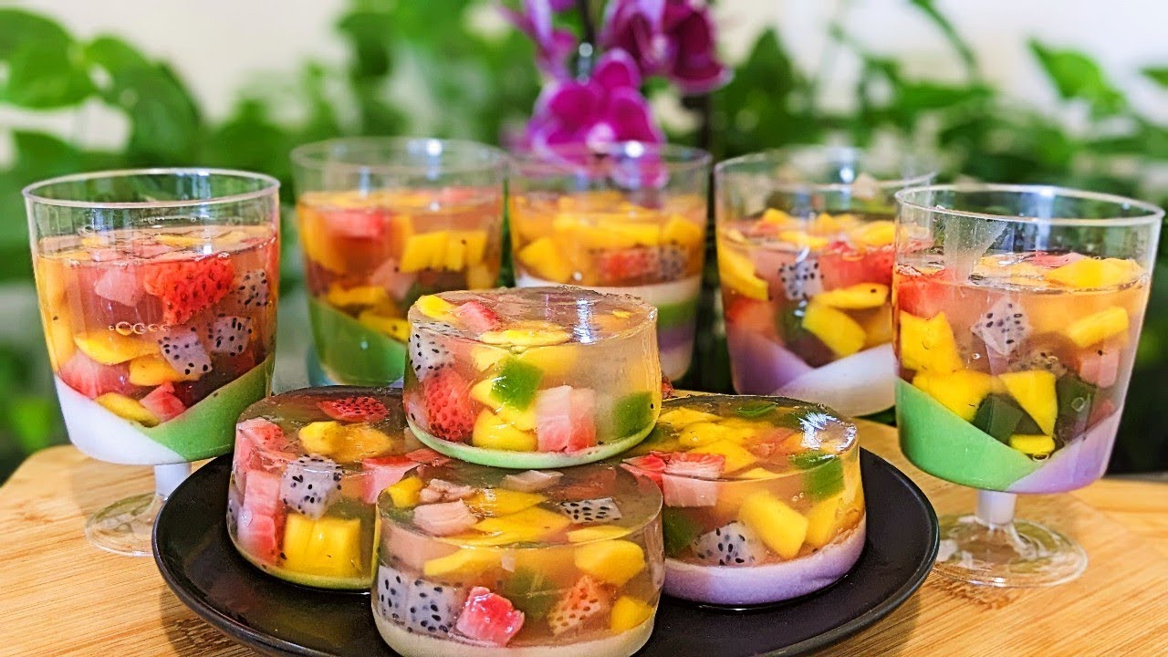 THẠCH RAU CÂU TRÁI CÂY | DỄ LÀM ĂN NGON HƠN 3D LẠI ĐẸP MẮT | MÓN ĂN GIẢI NHIỆT CHO MÙA HÈ NẮNG NÓNG