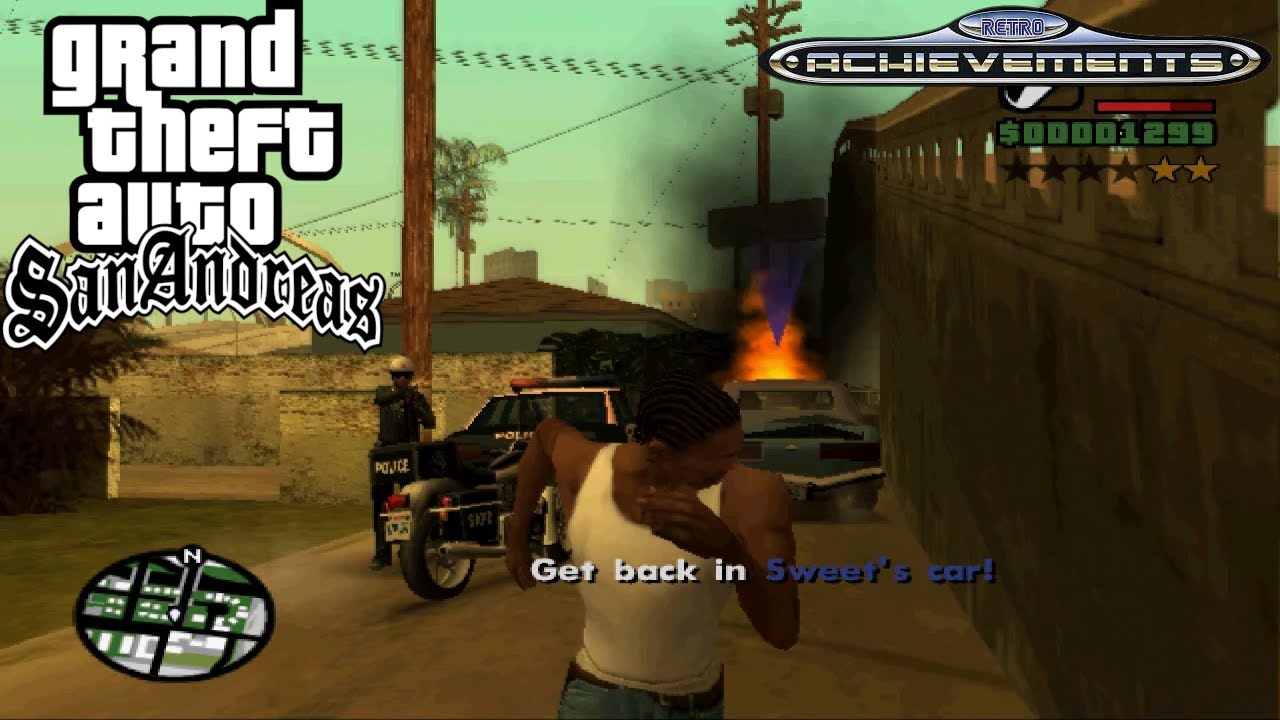 Jogando GTA San Andreas com RetroAchievements. Parte #1
