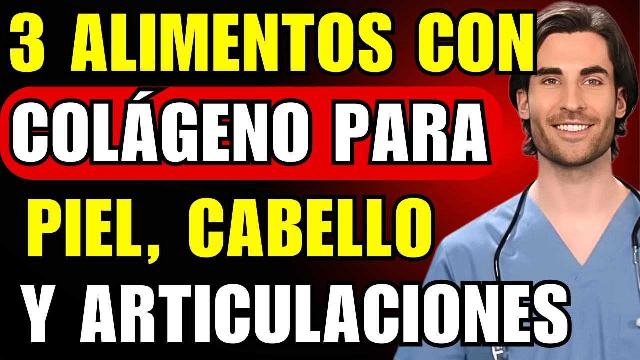 3 Mejores Alimentos Naturales con Colágeno para la Piel,el Cabello y las Articulaciones al Envejecer
