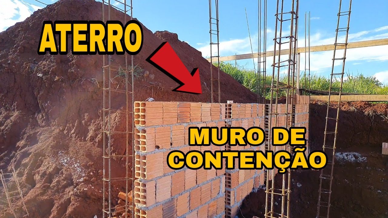 MURO DE ARRIMO COM TIJOLO BAIANO PODE ???