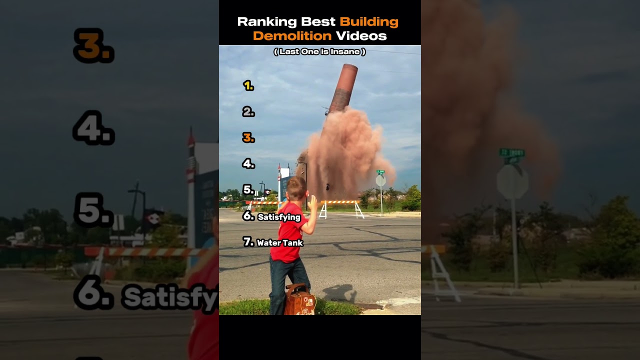 Ranking Best Building Demolition Videos #shorts