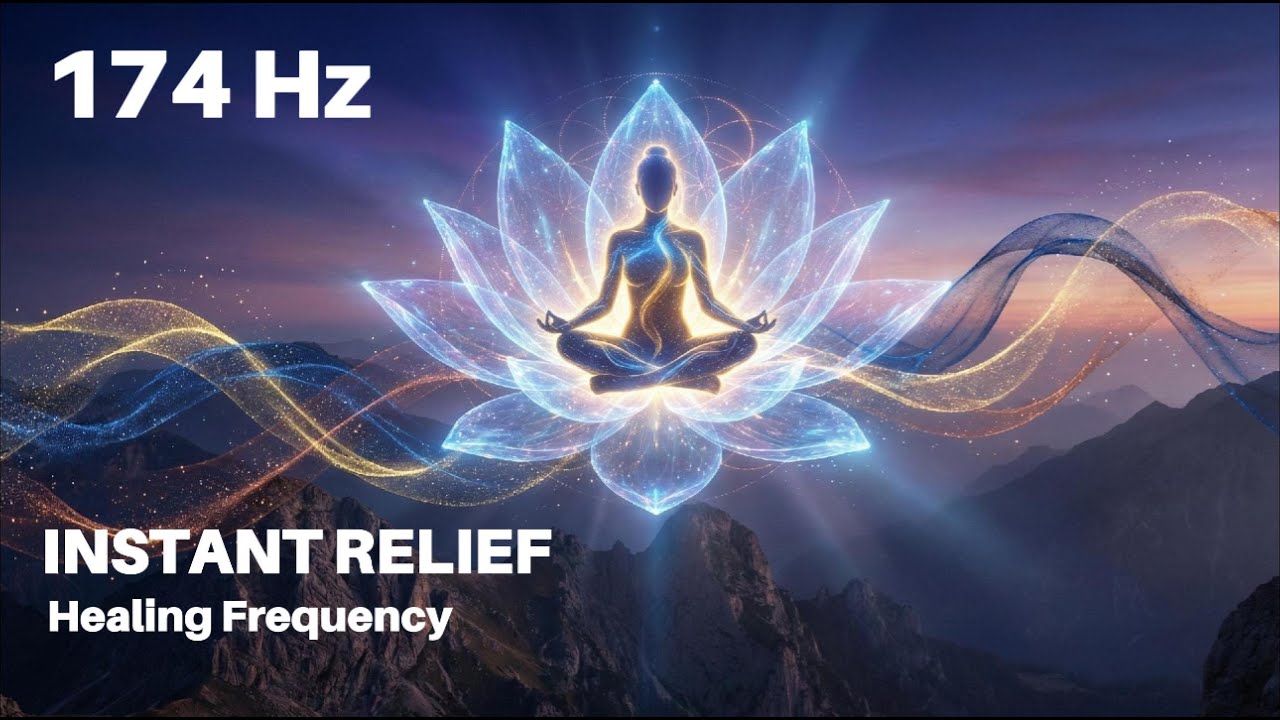 174 Hz | Deep Grounding & Physical Healing | Release Pain and Stress (1 Hour)