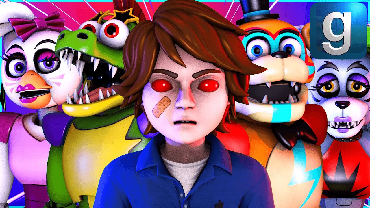 Gmod FNAF | Грегори — робот!