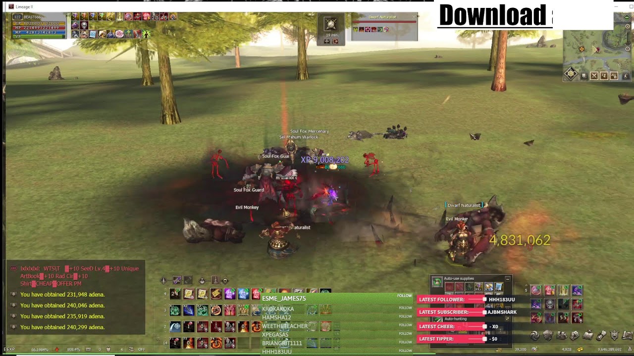 START BONUS in Lineage II Server Oficial Live Server Europa use My Refrral Link